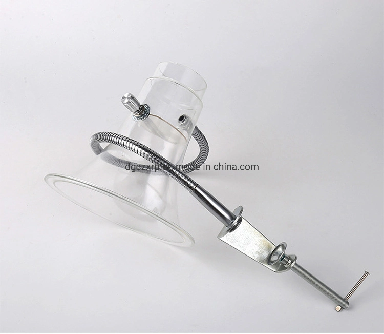 Thickened Transparent Solder Smoking Cover Bellmouth Assembly Line Smoking Suction Exhaust