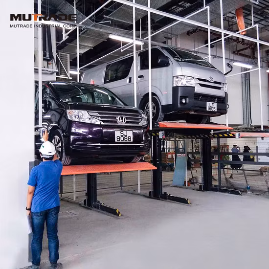 TUV Approuvé Hydraulique Personnalisable 2 Post 2 Niveau Ascenseur De Stationnement De Voiture